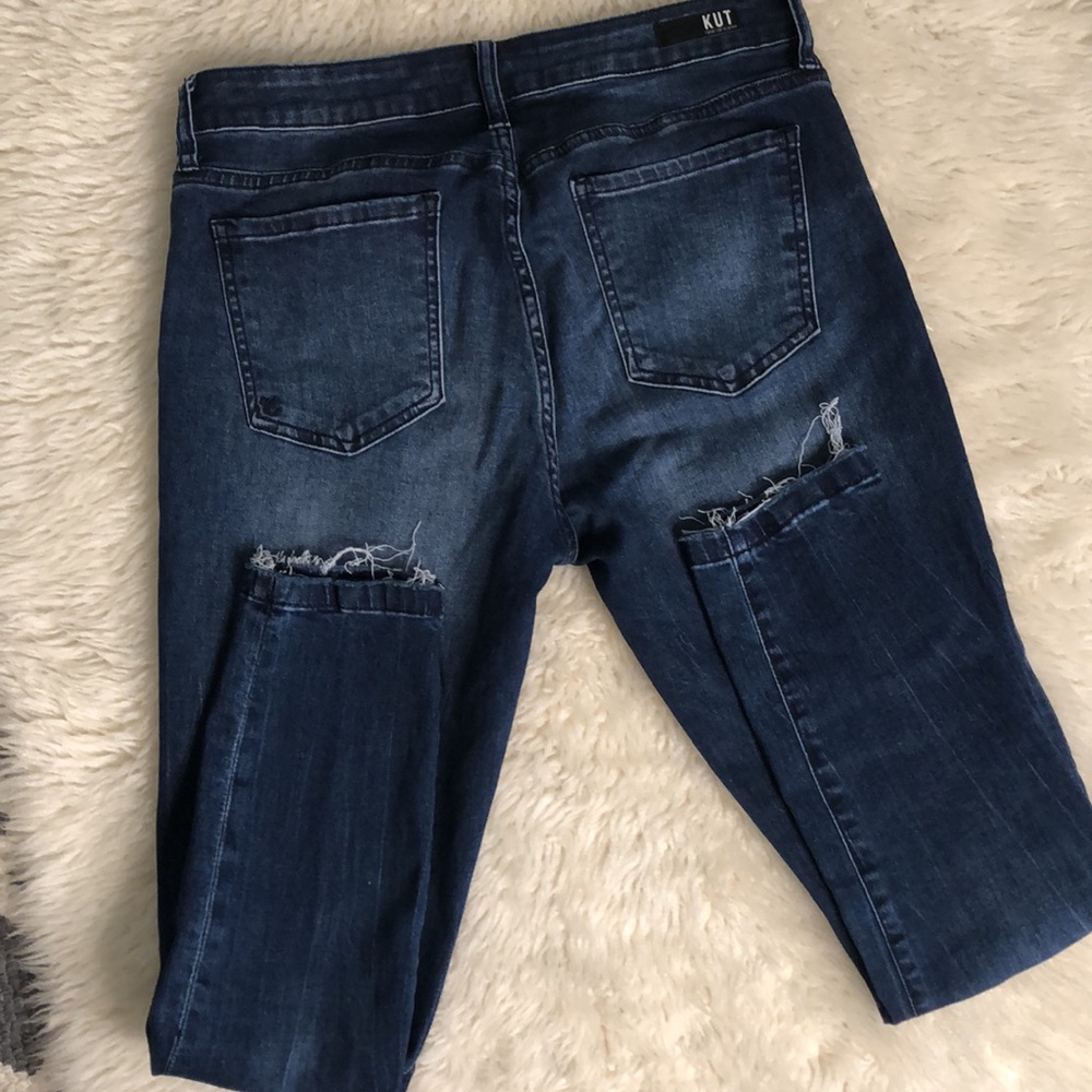 Kut from the Kloth Donna ankle skinny jeans size 8 - Picture 3 of 13